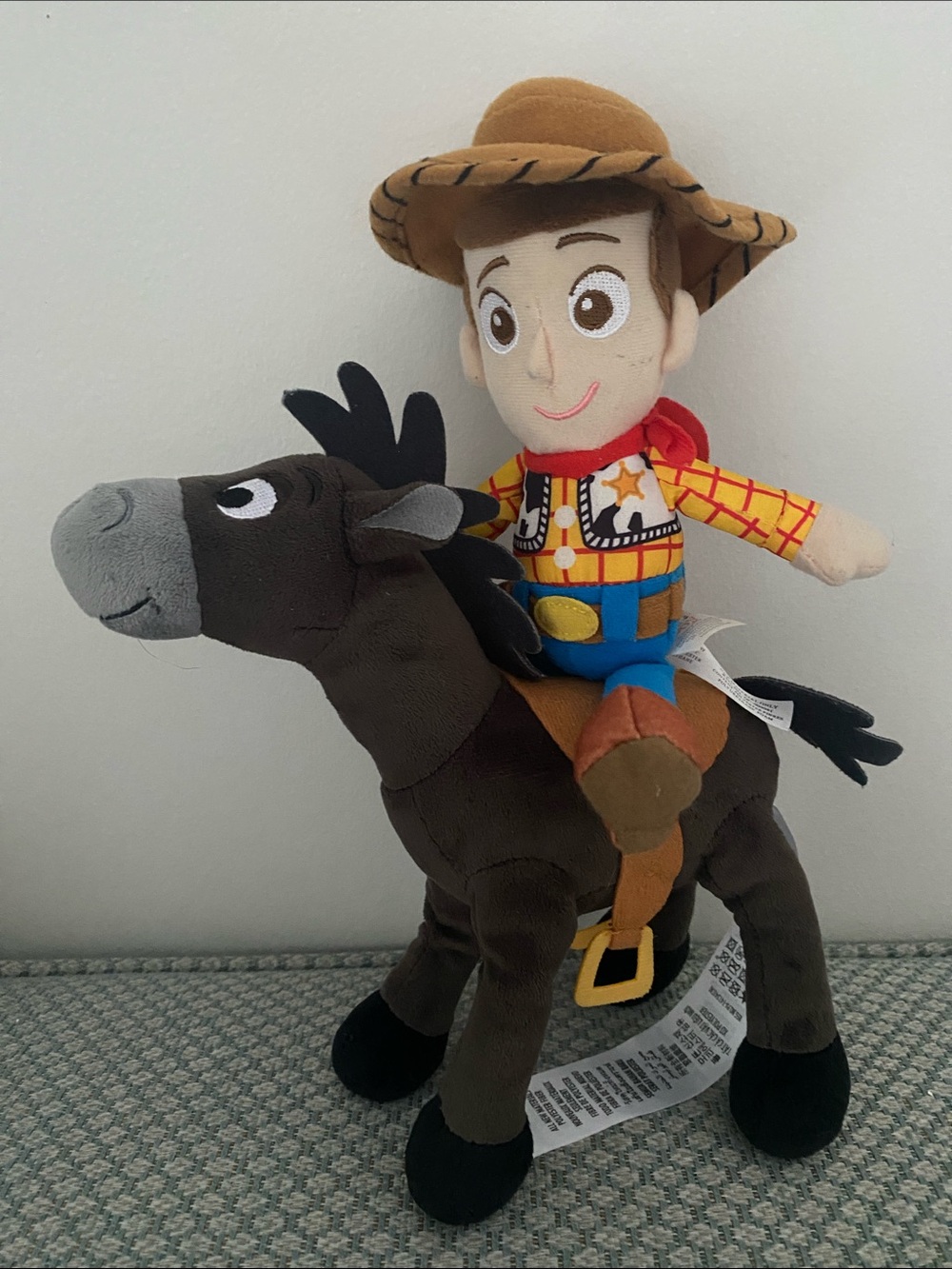Disney Pixar Toy Story Plush Woody & Bullseye
